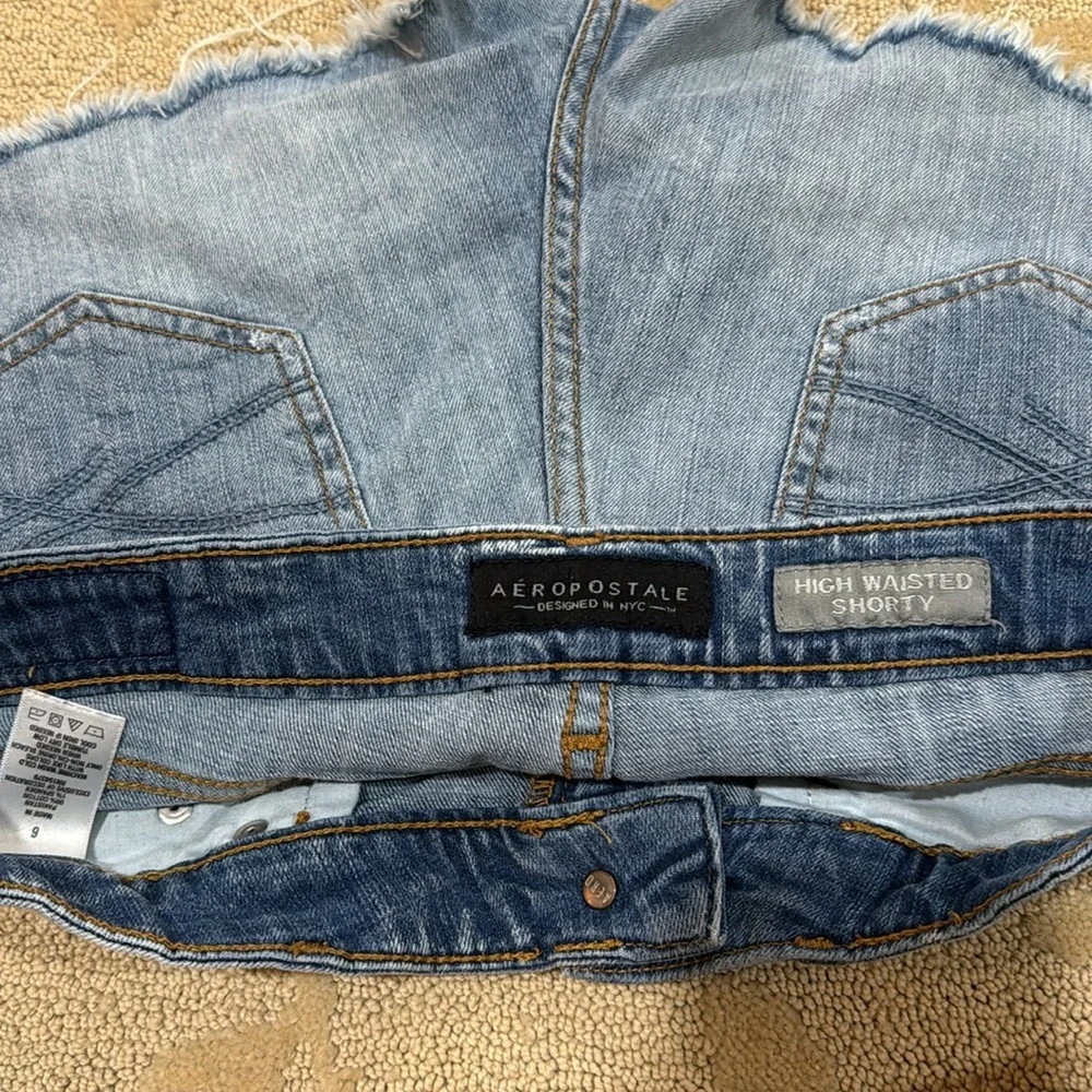 Aeropostale High Waited Shorty Jean Shorts. Women’s‎ 6. - Picture 3 of 3